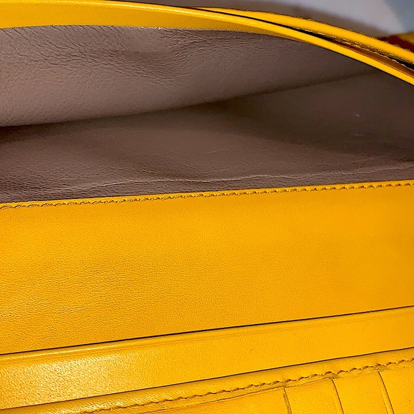 BOTTEGA VENETA CONTINENTAL WALLET BILLFOLD INTRECCIATO MUSTARD LEATHER - Picture 15 of 15